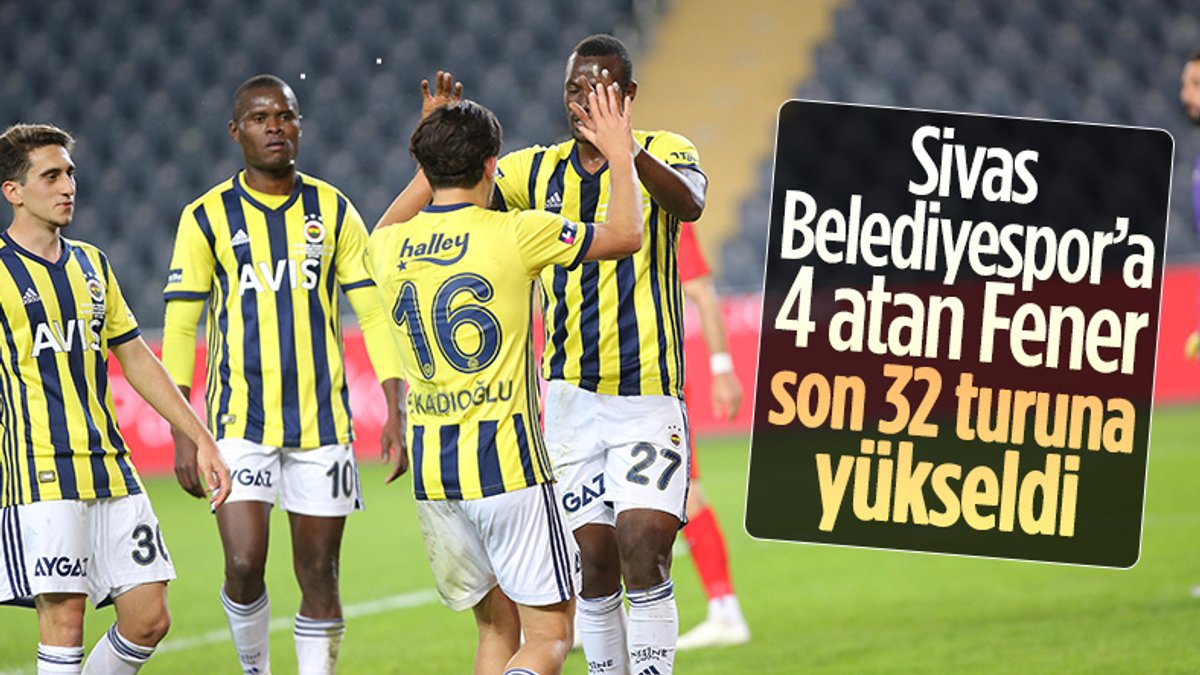 Fenerbahçe Türkiye Kupası'nda 4 golle turladı