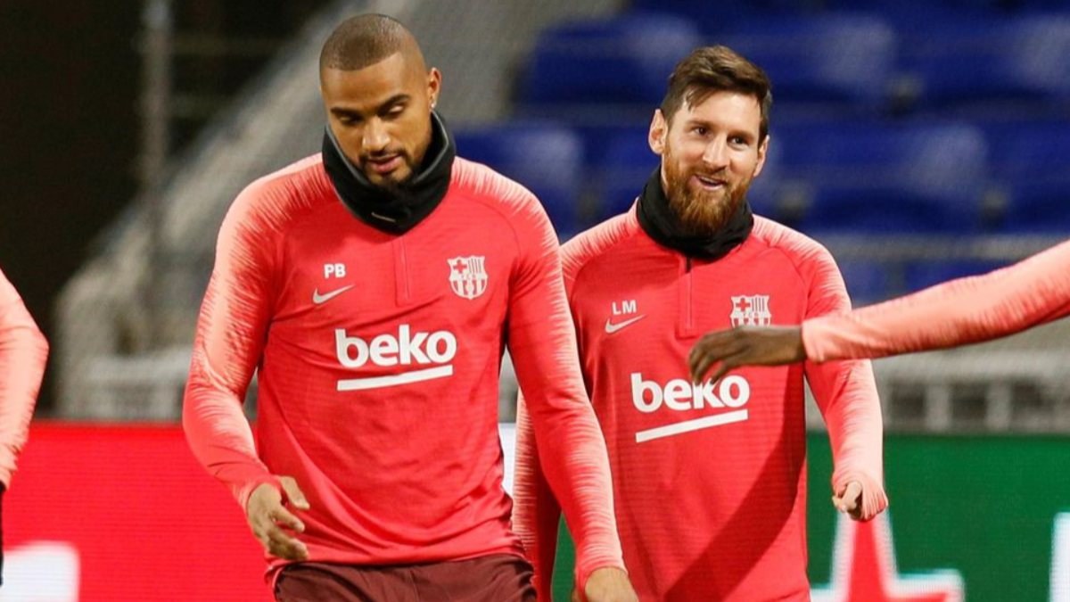 Boateng: Messi'yle antrenman yaparken dilim tutuldu