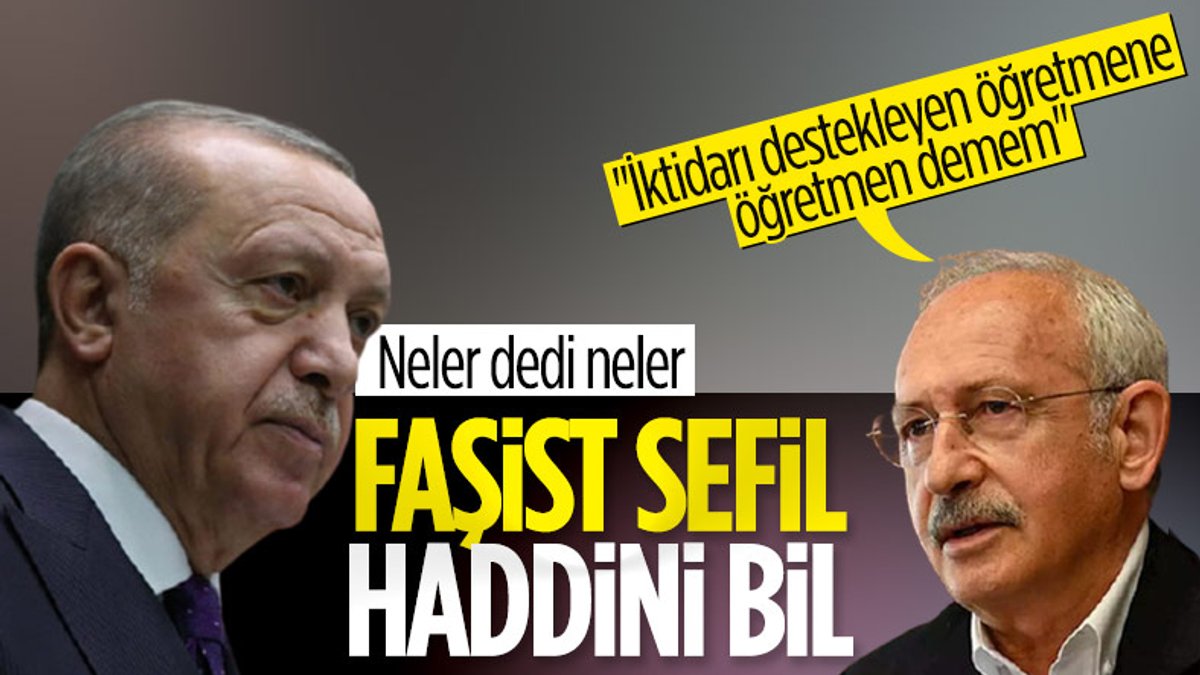 Erdoğan'dan Kılıçdaroğlu'na: Faşizmin en sefil örneğini öğretmenler gününde sergiledin