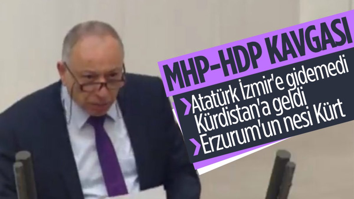 Meclis'te MHP ile HDP arasında Kürdistan tartışması