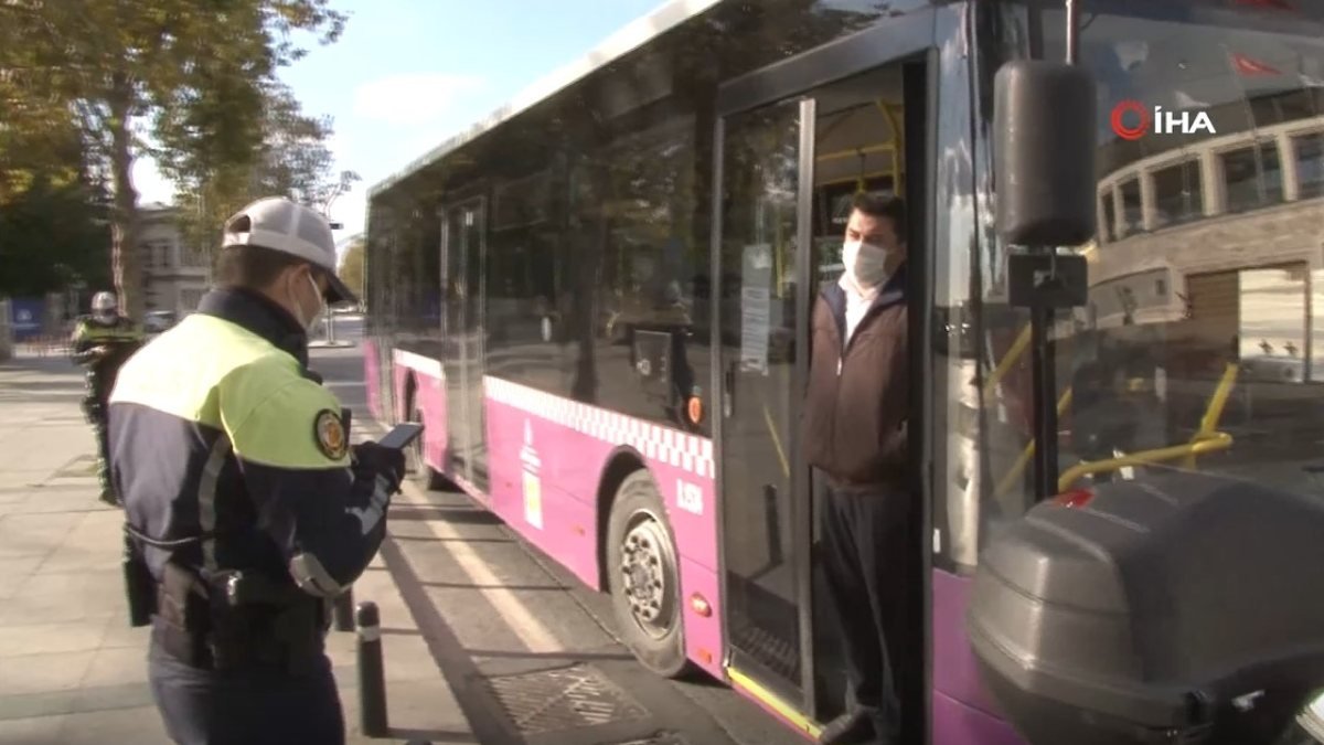 Beşiktaş’ta koronalı otobüs şoförü yakalandı