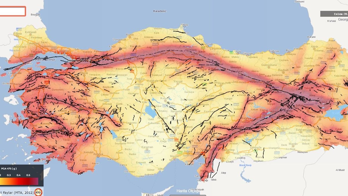 Rize ve Trabzon'da deprem tehlikesi bulunuyor
