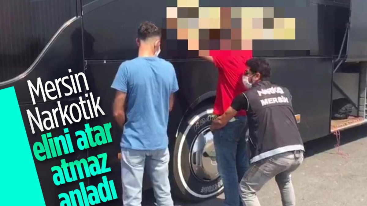 Mersin'de iç çamaşırında esrar sevkiyatını polis önledi
