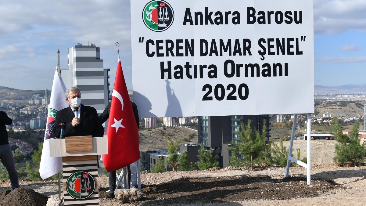 Ankara'da Ceren'in adı, hatıra ormanında yaşayacak