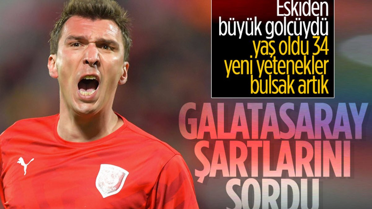Galatasaray, Mario Mandzukic ile iletişime geçti