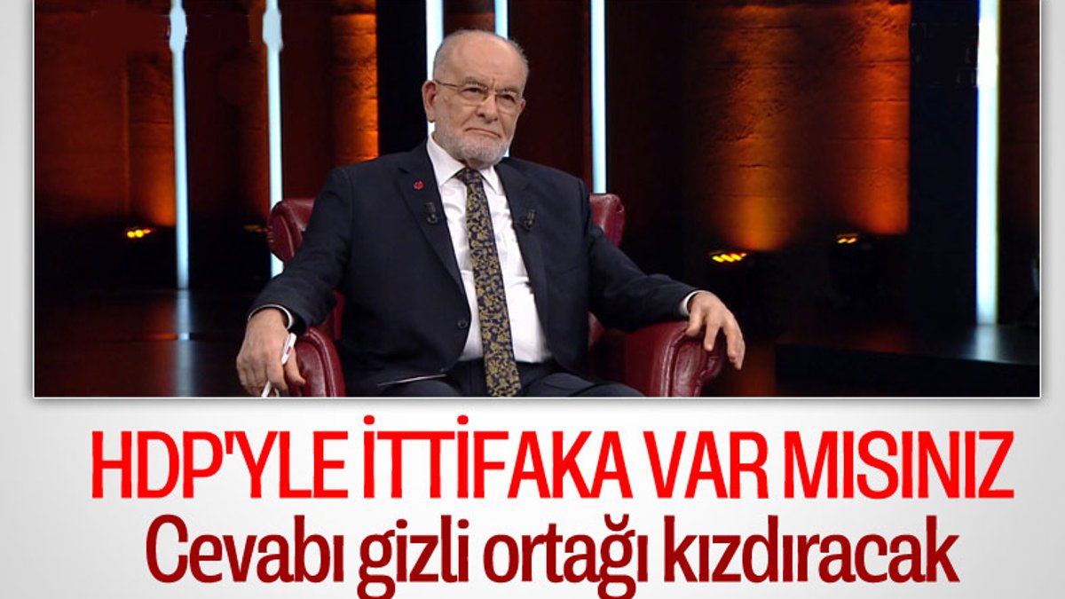 Temel Karamollaoğlu'na HDP ile ittifak soruldu