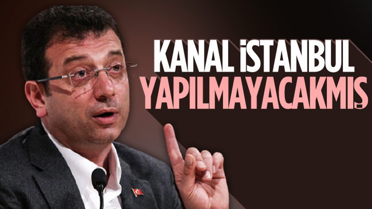 Ekrem İmamoğlu: Kanal İstanbul'un sonu gelmiştir, yapılmayacaktır