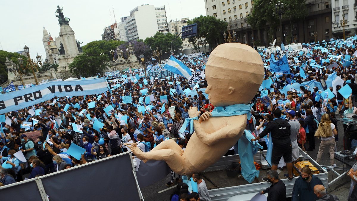 Arjantin'de kürtaj protestosu