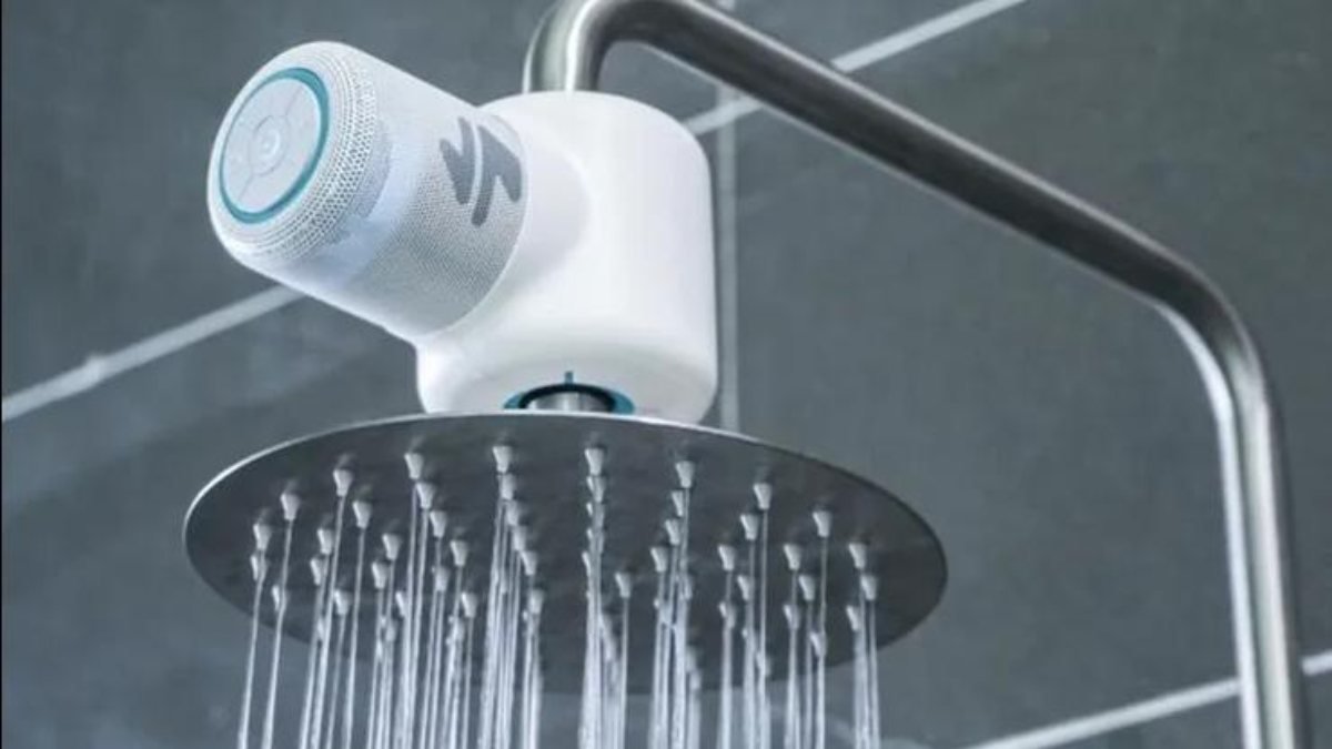 Gücünü sudan alan duş hoparlörü: Shower Power