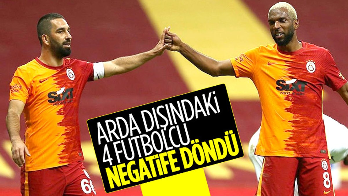 Galatasaray: 4 futbolcunun testi negatif çıktı