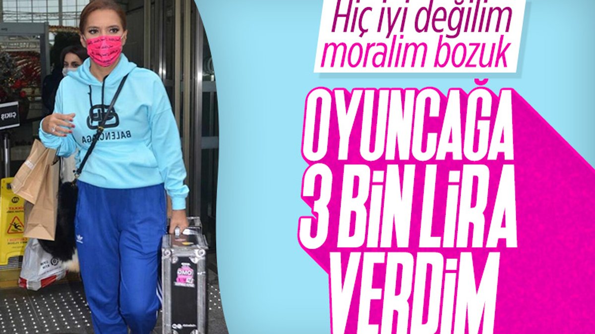 Demet Akalın, kızına 3 bin TL'lik oyuncak aldı