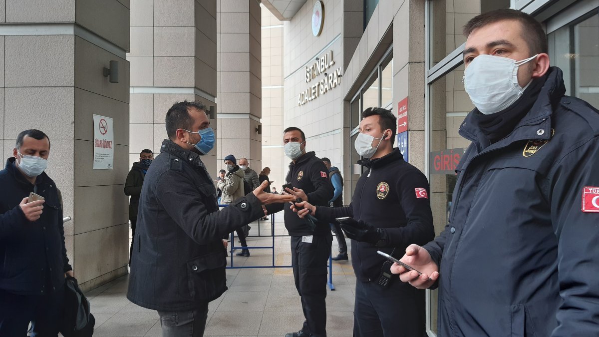 İstanbul Adalet Sarayı’nda HES kodu uygulaması başladı