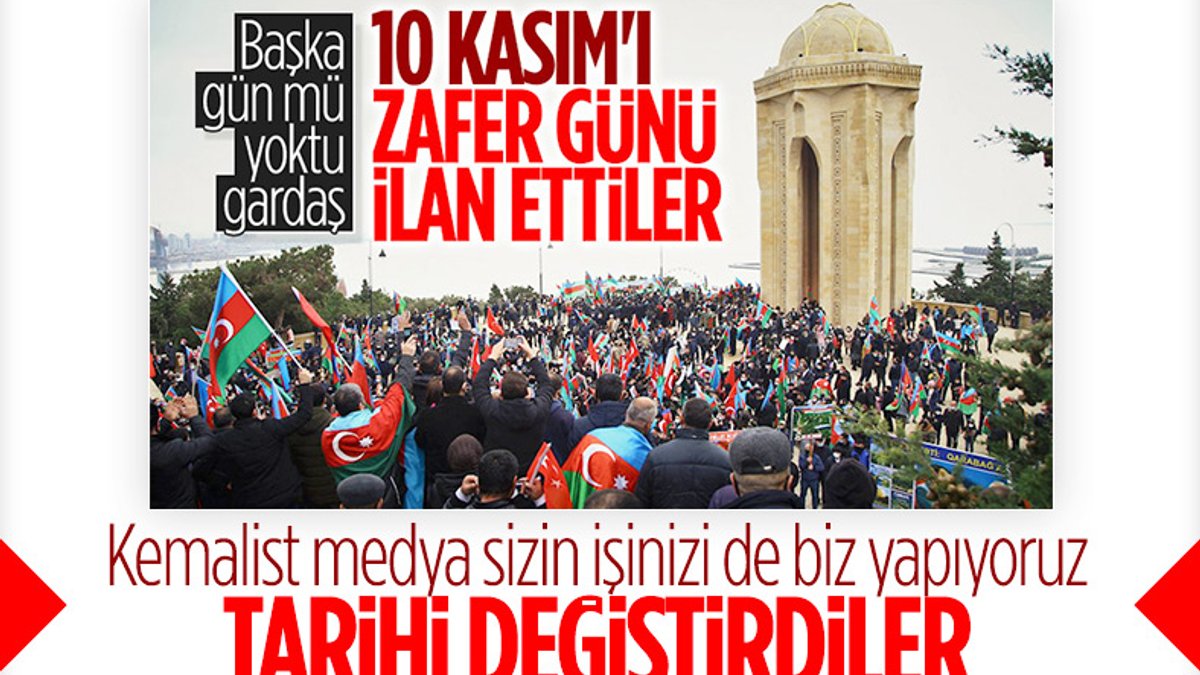 Azerbaycan Zafer Günü'nü 8 Kasım'a aldı
