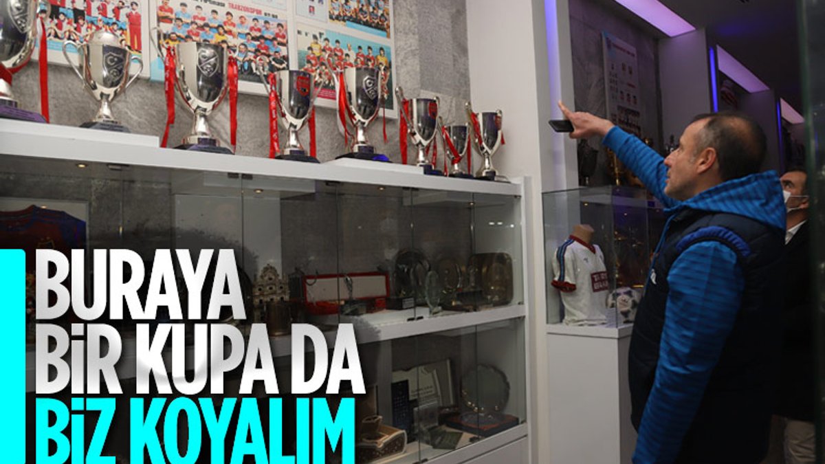 Abdullah Avcı, Trabzonspor müzesini ziyaret etti