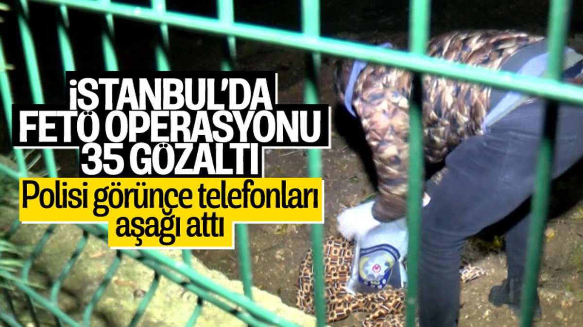 İstanbul’da FETÖ operasyonu: Çok sayıda gözaltı var
