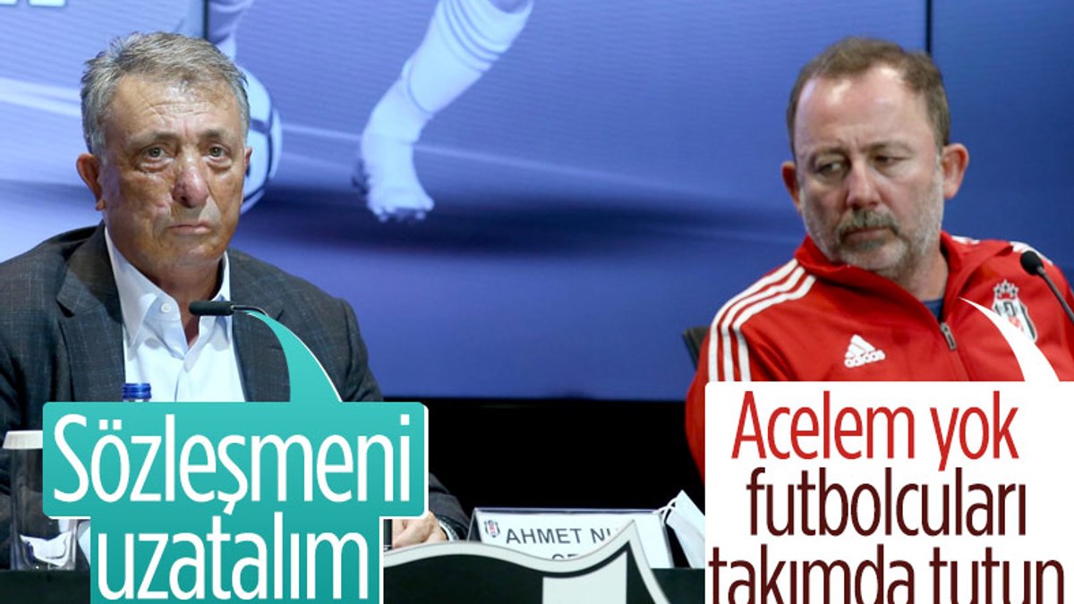 Sergen Yalçın'ın ilk isteği: Futbolcuların sözleşmesini uzatın