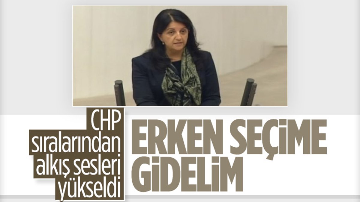 Pervin Buldan, Meclis'te erken seçim çağrısı yaptı
