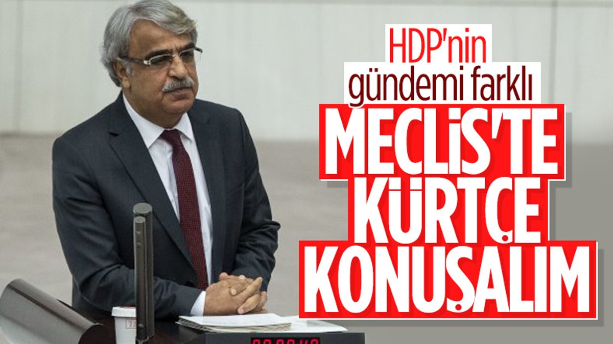 HDP'den Meclis'te Kürtçe konuşalım çağrısı