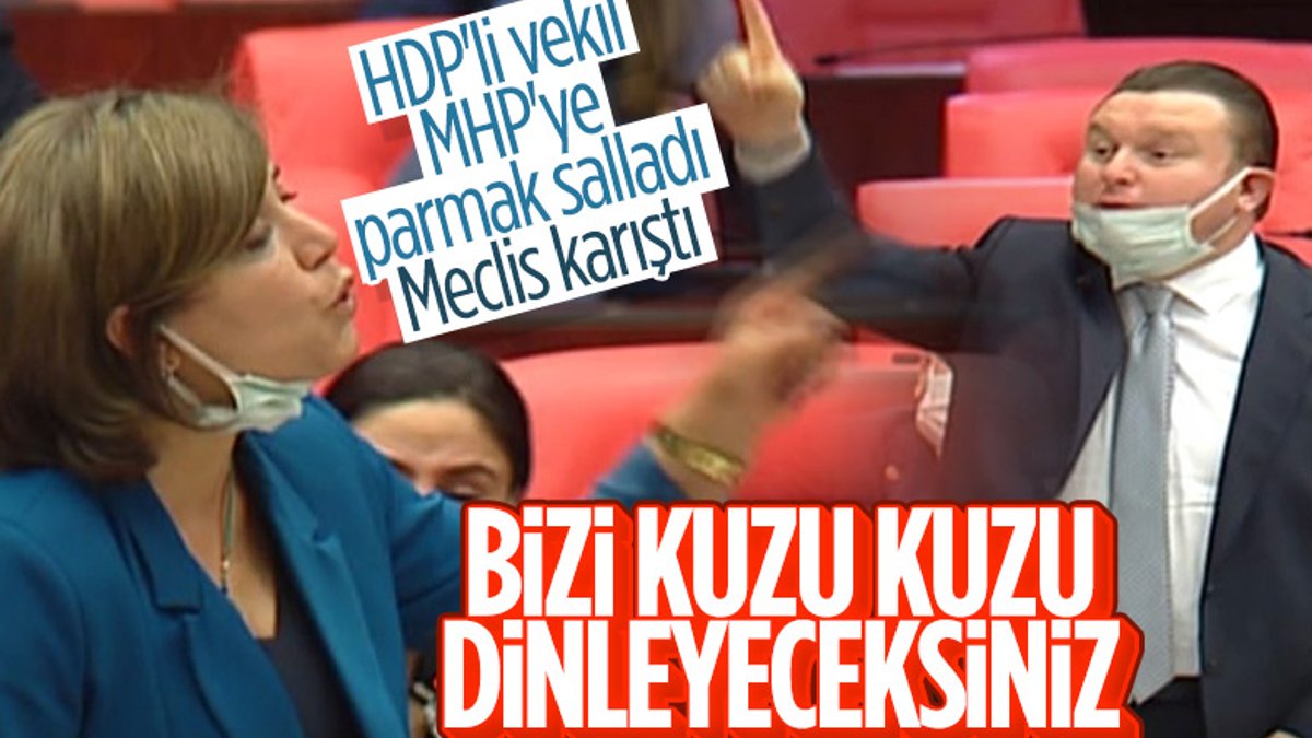 HDP'li vekil, MHP'ye parmak salladı