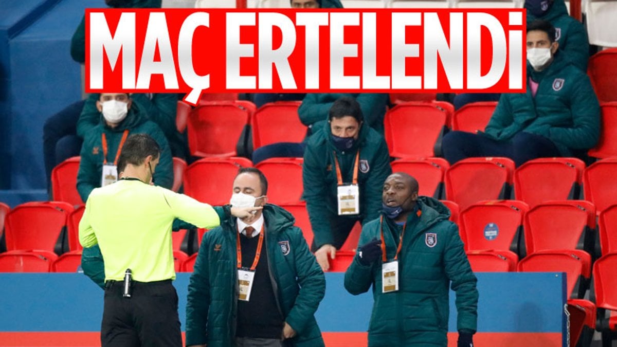 PSG - Başakşehir maçı ertelendi