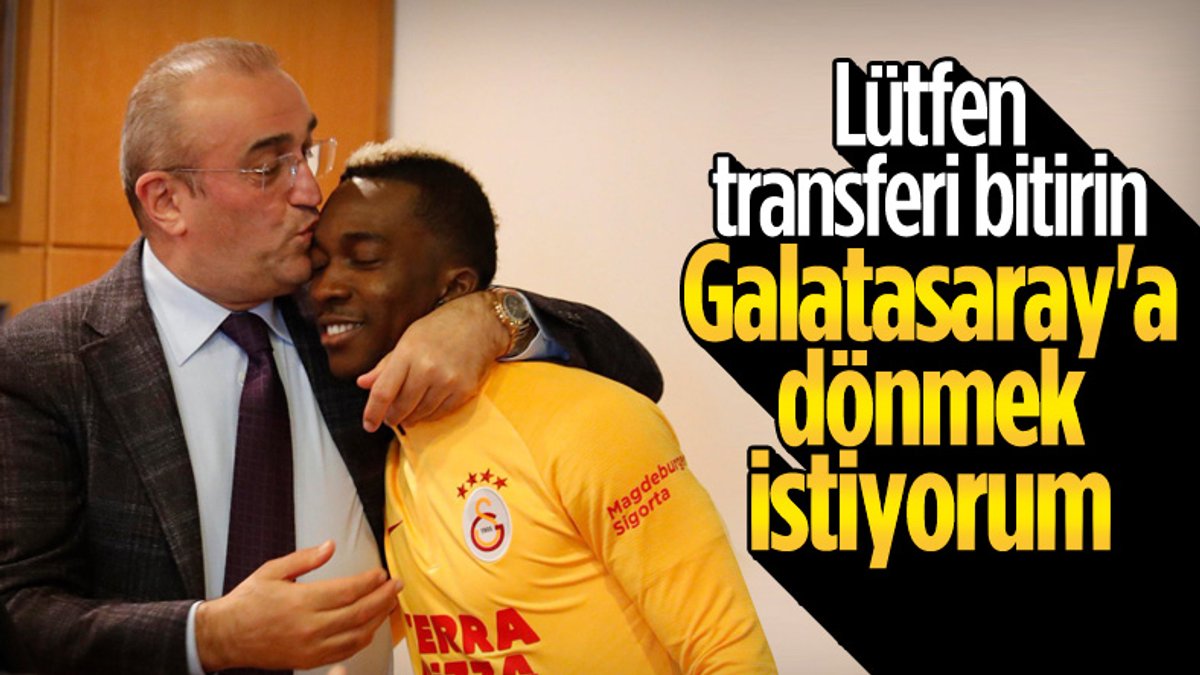 Henry Onyekuru'dan Galatasaray'a: Lütfen kulübümle görüşün