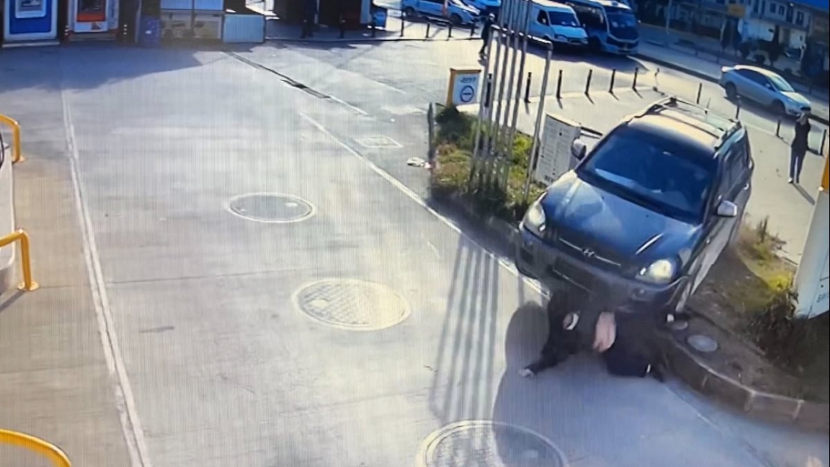 Maltepe'de İranlı kadının öldüğü kaza kamerada