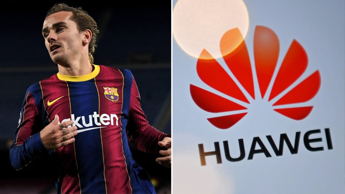 Fransız futbolcu Antoine Griezmann, Huawei ile olan tüm anlaşmalarını iptal etti