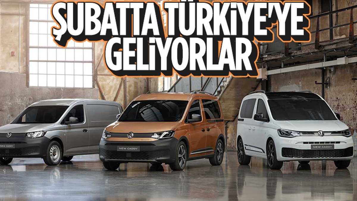 Yeni Volkswagen Caddy, şubatta Türkiye'ye geliyor