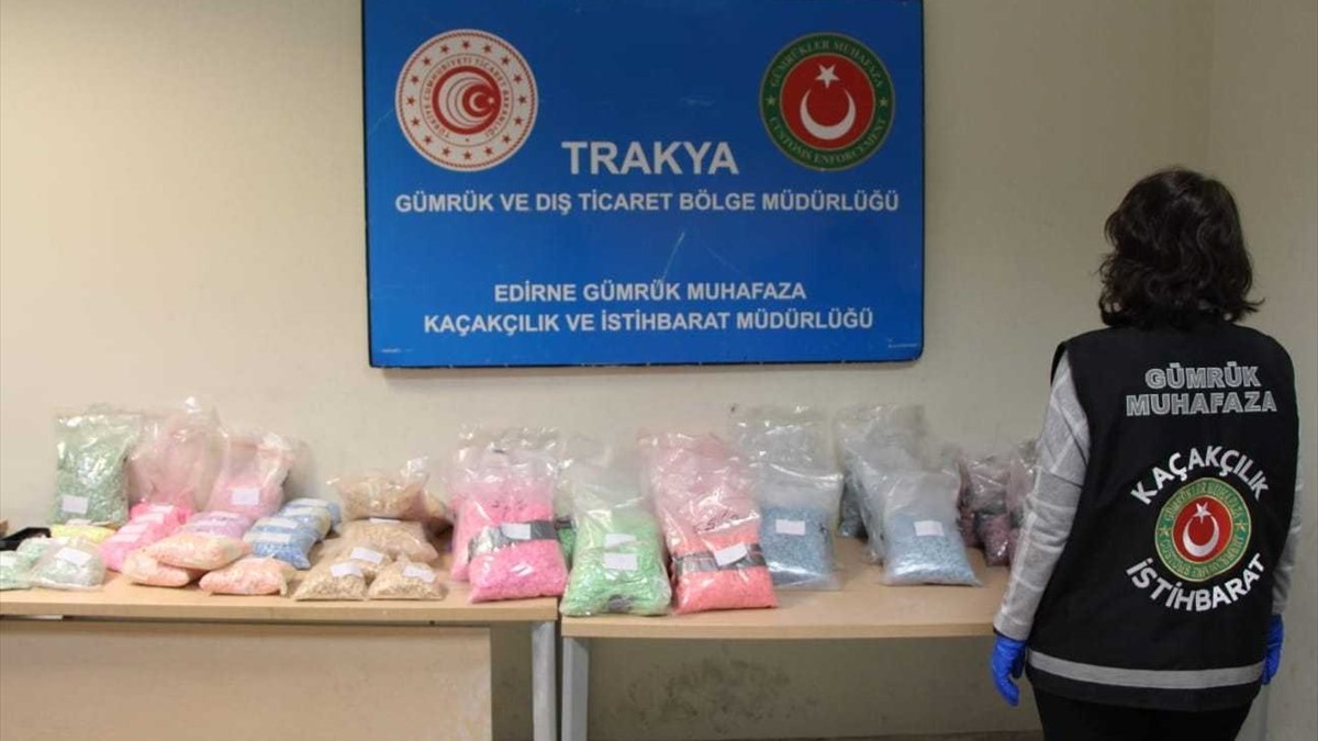 Kapıkule'de 36,5 milyon liralık uyuşturucu ele geçirildi