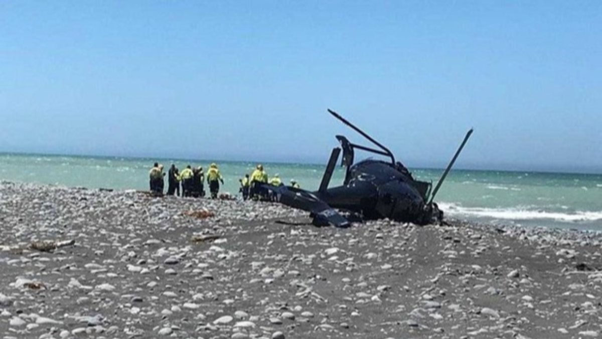Yeni Zelanda’da helikopter düştü: 2 ölü, 3 yaralı