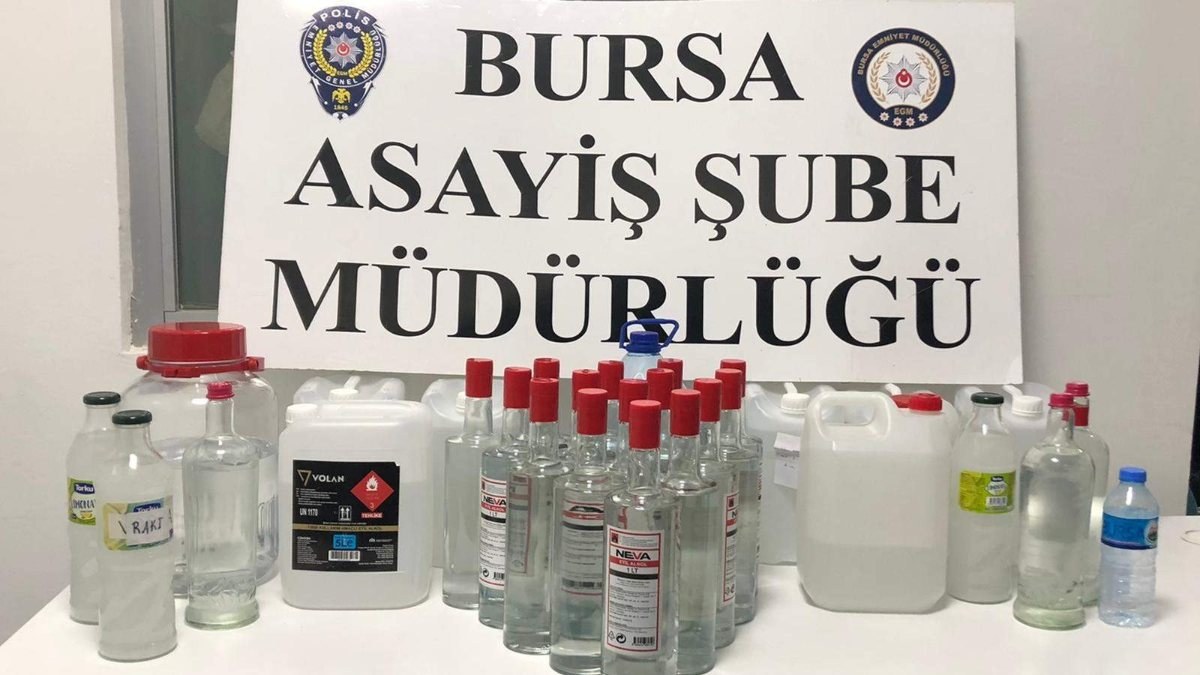 Bursa'da sahte içkiden ölenlerin sayısı yükseliyor