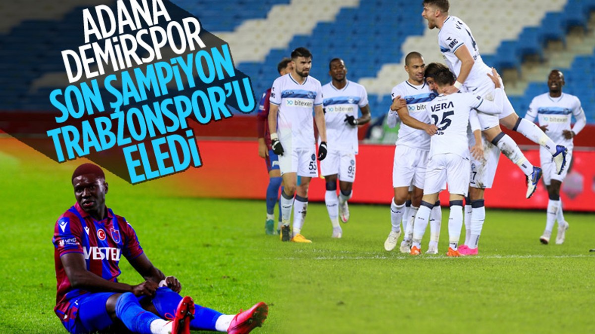 Trabzonspor Türkiye Kupası'na veda etti
