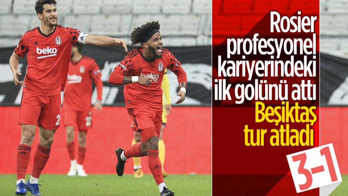 Tarsus İdman Yurdu'nu yenen Beşiktaş tur atladı