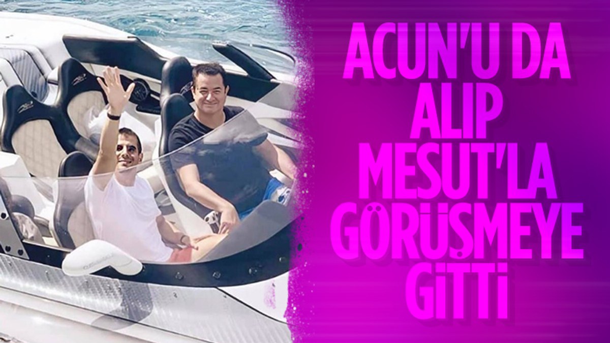 Emre Belözoğlu ile Acun Ilıcalı, Mesut Özil'le görüştü