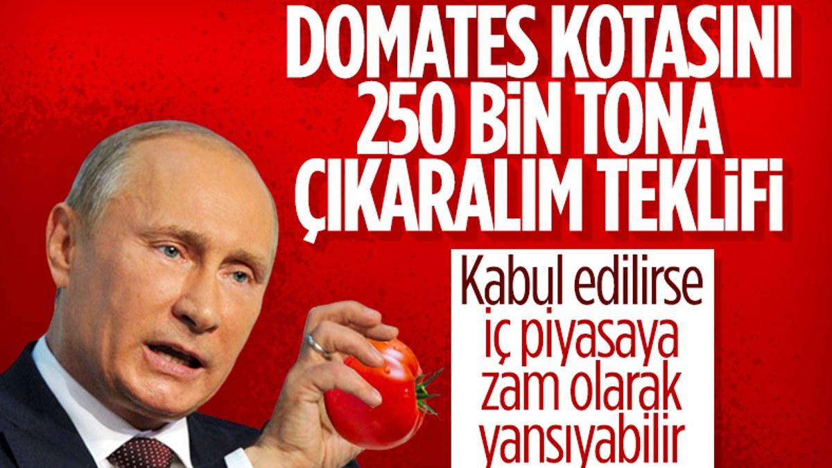 Rusya, Türkiye'den aldığı domates kotasını arttırmaya hazırlanıyor