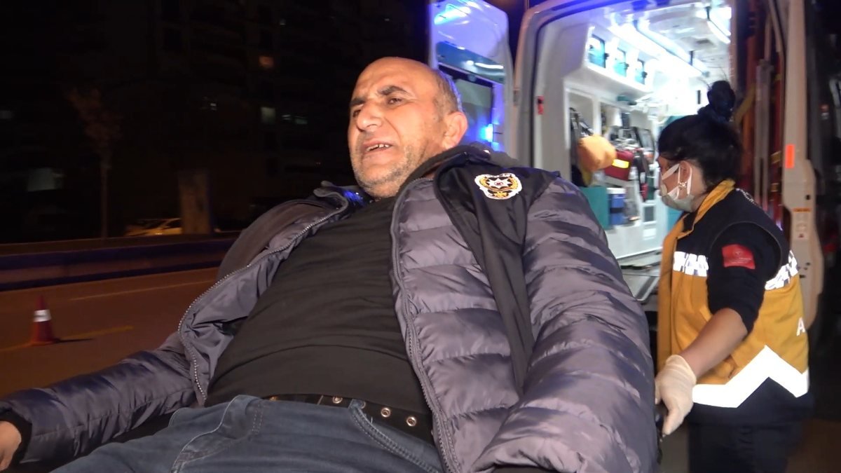 Kırıkkale'de dur ihtarına uymayan alkollü sürücü polise çarptı