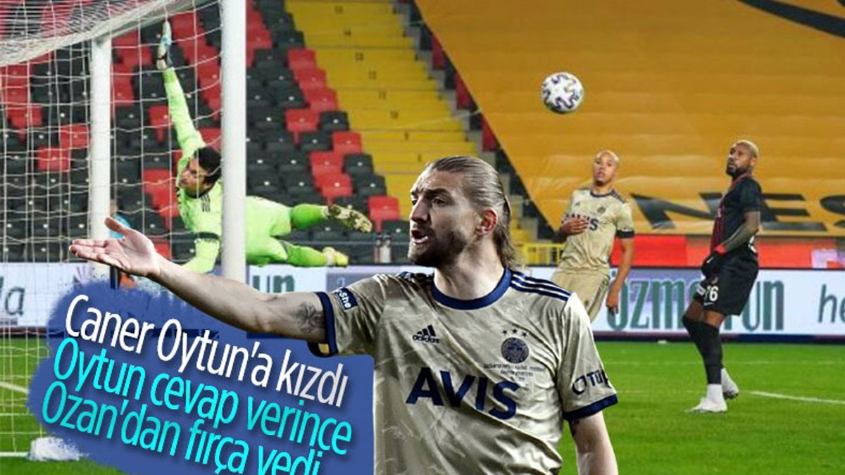 Fenerbahçeli futbolcular arasında gerginlik