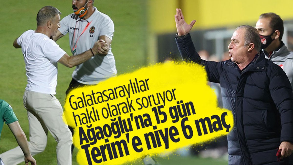 Galatasaraylılar soruyor: Fatih Terim'e 6 maç ceza haksızlık değil mi