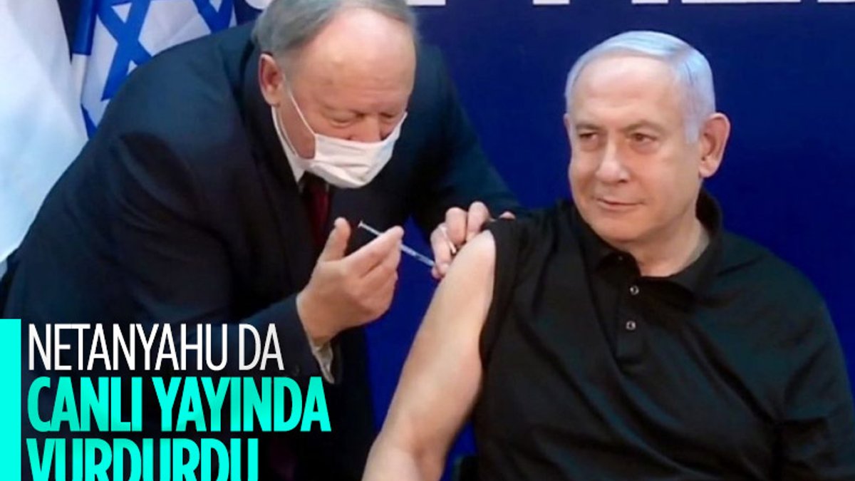 İsrail Başbakanı Netanyahu, canlı yayında koronavirüs aşısı oldu