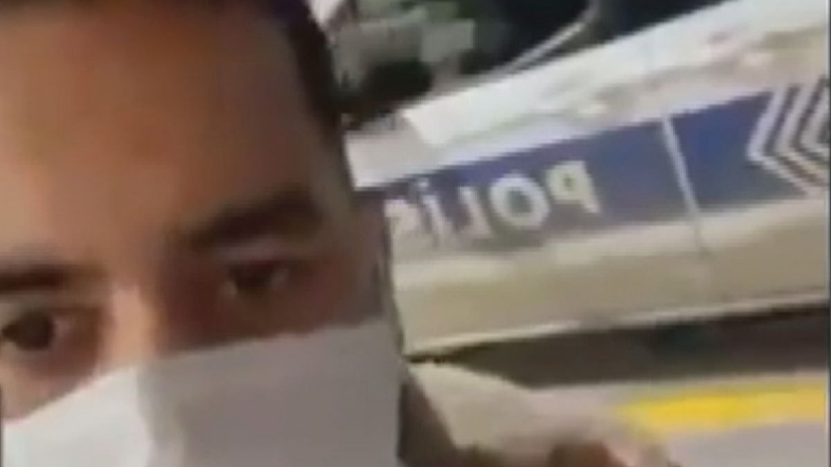 Kağıthane'de polis aracıyla tur atan İranlı fenomen yeniden gözaltına alındı