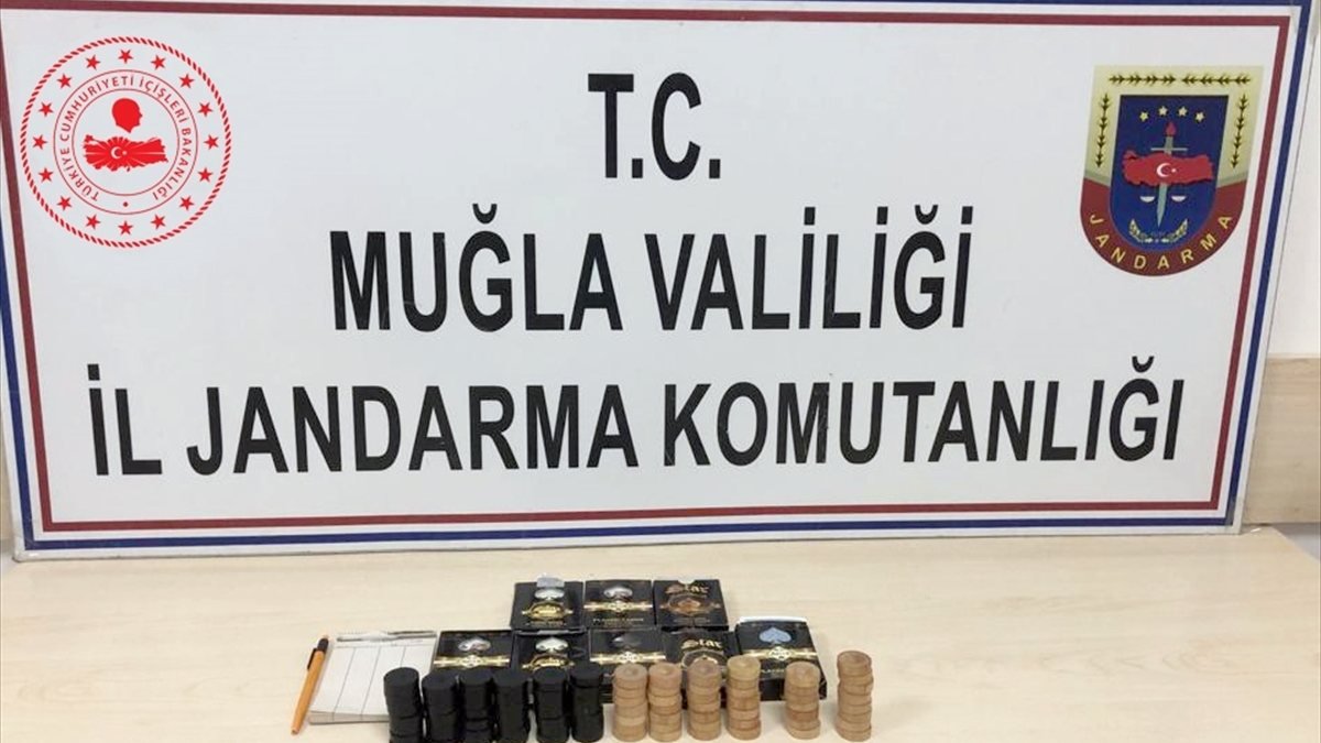 Muğla'da 5 kişiye, 22 bin TL kumar cezası