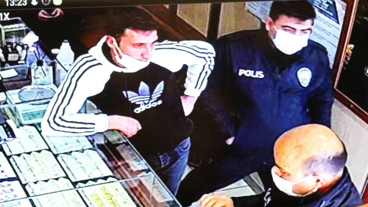 Kahramanmaraş'ta sahte altın satmak isteyen şahıs gözaltına alındı