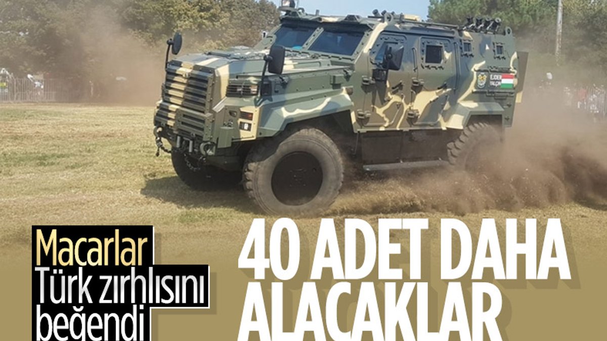 Macaristan, Türkiye'den 40 zırhlı araç daha alacak