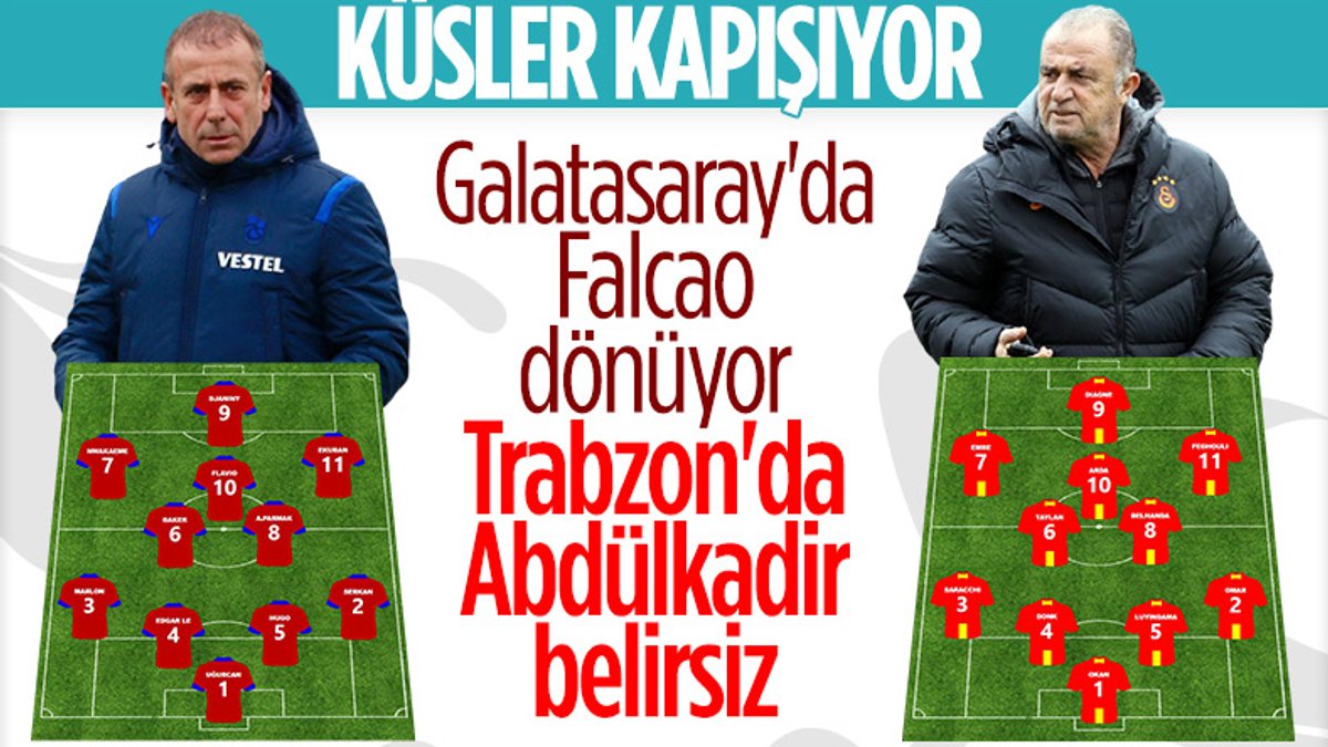 Trabzonspor-Galatasaray maçına doğru