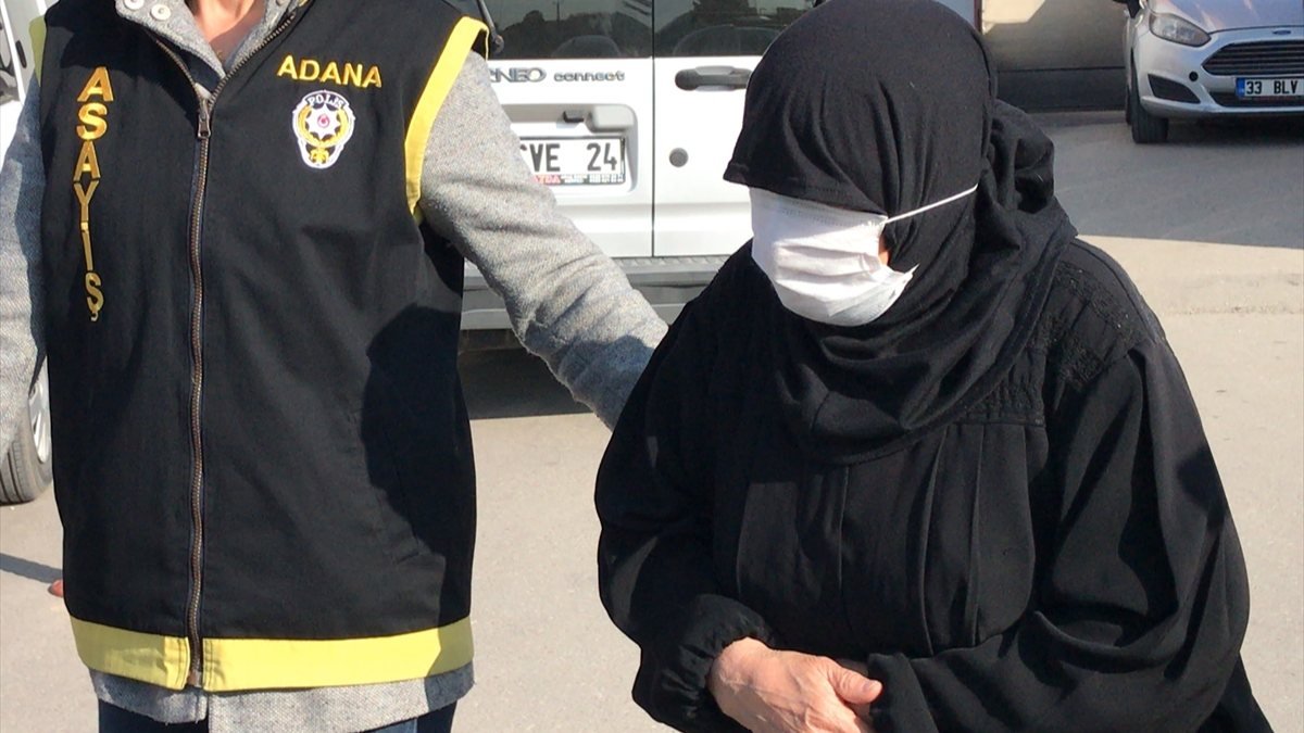 Adana'da yankesici kadın suçüstü yakalandı
