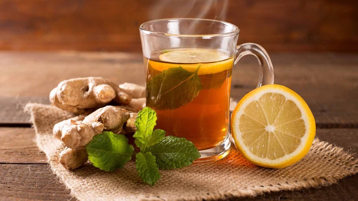 Kilo vermek ve bağışıklığınızı güçlendirmek için zencefil çayı için