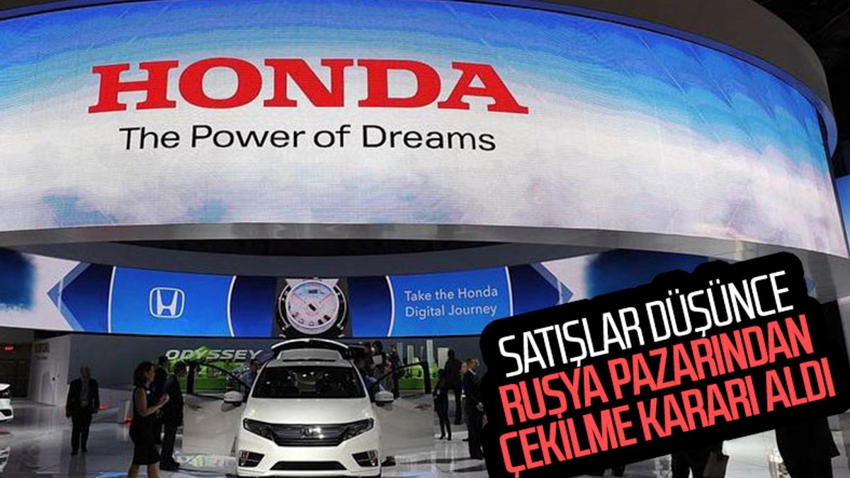 Honda, Rusya pazarından çekilme kararı aldı