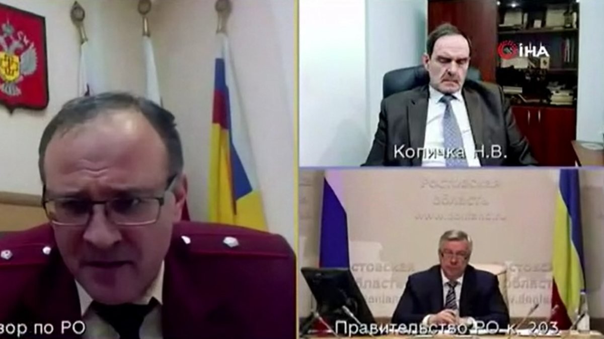 Rusya’da teftiş müdürü koronavirüs toplantısında uyuyakaldı
