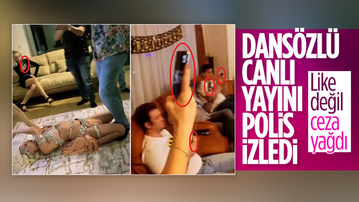 Bursa'da dansözlü eğlenceye polis baskını