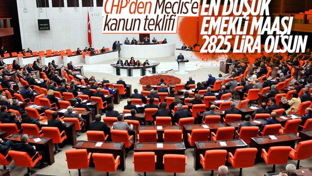 CHP'den Meclis'e emekli maaşı teklifi